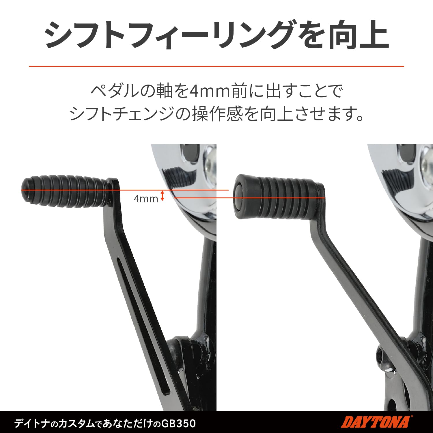 Amazon | デイトナ(Daytona) バイク シフトペダル GB350(21-23)(S